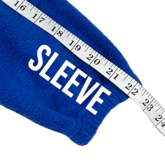 Baru Sports MENS SIZE XS Lightweight Fleece Full Zip Jacket Blue Zip Pockets New - Picture 14 of 14